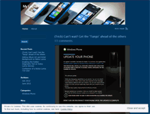 Tablet Screenshot of mynokialumialife.wordpress.com