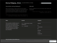 Tablet Screenshot of donnaridgway.wordpress.com