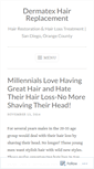 Mobile Screenshot of dermatexhair.wordpress.com