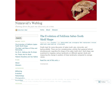 Tablet Screenshot of nimravid.wordpress.com
