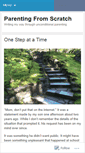 Mobile Screenshot of parentingfromscratch.wordpress.com