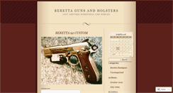 Desktop Screenshot of berettaguns.wordpress.com