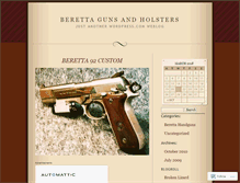 Tablet Screenshot of berettaguns.wordpress.com