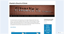 Desktop Screenshot of charlieschurchofchrist.wordpress.com