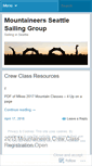 Mobile Screenshot of mtnsailing.wordpress.com