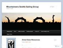 Tablet Screenshot of mtnsailing.wordpress.com