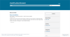 Desktop Screenshot of markhudsonbowen.wordpress.com