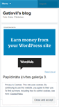 Mobile Screenshot of gatisvil.wordpress.com