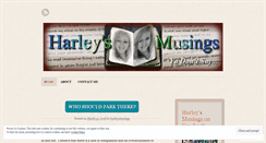 Desktop Screenshot of harleysmusings.wordpress.com
