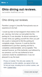 Mobile Screenshot of ohiodiningoutreviews.wordpress.com