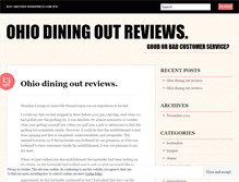 Tablet Screenshot of ohiodiningoutreviews.wordpress.com