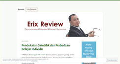 Desktop Screenshot of erixreview.wordpress.com