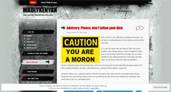 Desktop Screenshot of madlykenyan.wordpress.com