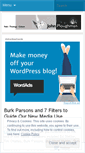 Mobile Screenshot of johnploughman.wordpress.com