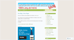Desktop Screenshot of bournvillescouts.wordpress.com