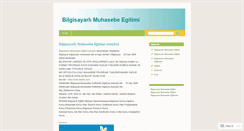 Desktop Screenshot of bilgisayarlimuhasebeegitimi.wordpress.com