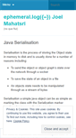 Mobile Screenshot of joelmahatsri.wordpress.com
