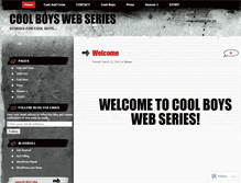 Tablet Screenshot of coolboysweb.wordpress.com