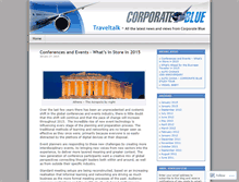 Tablet Screenshot of corporatebluetraveltalk.wordpress.com