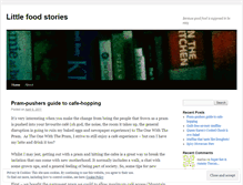 Tablet Screenshot of littlefoodstories.wordpress.com