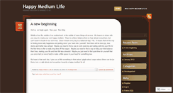 Desktop Screenshot of happymediumlife.wordpress.com