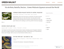 Tablet Screenshot of greenwalnut.wordpress.com