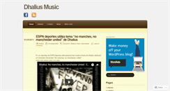 Desktop Screenshot of dhaliusmusic.wordpress.com