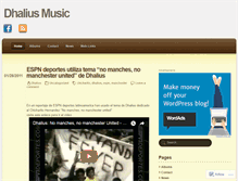 Tablet Screenshot of dhaliusmusic.wordpress.com
