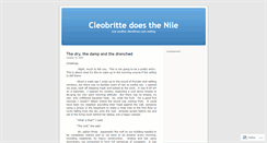 Desktop Screenshot of cleobritte.wordpress.com