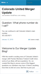 Mobile Screenshot of coloradounitedcu.wordpress.com