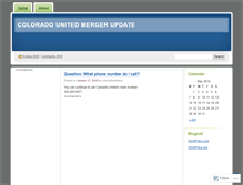 Tablet Screenshot of coloradounitedcu.wordpress.com
