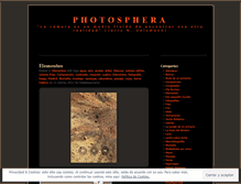 Tablet Screenshot of photosphera.wordpress.com