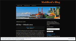 Desktop Screenshot of mattbeni.wordpress.com