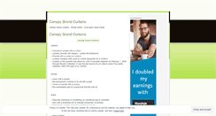 Desktop Screenshot of canopybrandcurtainsiwx.wordpress.com