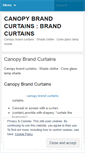Mobile Screenshot of canopybrandcurtainsiwx.wordpress.com