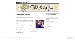 Desktop Screenshot of ftedailygreen.wordpress.com