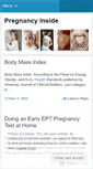 Mobile Screenshot of pregnancyinside.wordpress.com