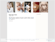 Tablet Screenshot of pregnancyinside.wordpress.com