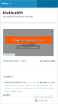 Mobile Screenshot of kiukiuxinh.wordpress.com