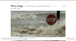 Desktop Screenshot of marygriggs.wordpress.com