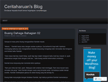 Tablet Screenshot of ceritaharuan.wordpress.com