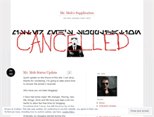 Tablet Screenshot of mrmeh.wordpress.com