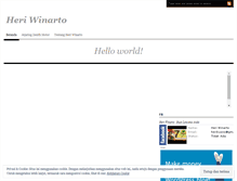 Tablet Screenshot of heriwinarto.wordpress.com