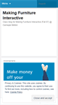 Mobile Screenshot of makingfurnitureinteractive.wordpress.com