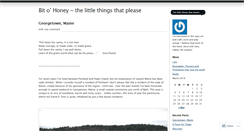 Desktop Screenshot of bitohoney.wordpress.com