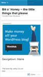 Mobile Screenshot of bitohoney.wordpress.com