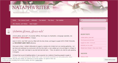 Desktop Screenshot of nataphwriter.wordpress.com