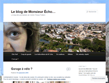 Tablet Screenshot of leblogdemonsieurecho.wordpress.com