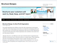 Tablet Screenshot of brochuredesigns.wordpress.com