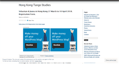 Desktop Screenshot of hongkongtangostudies.wordpress.com